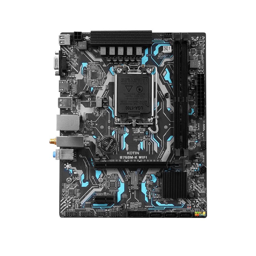 KOTIN Computer Hardware B760M-K WIFI Motherboard M-ATX LGA1700 Support Core 12/13/14th I5/i7 Dual Channel DDR4 RAM KOTIN Computer Hardware B760M-K WIFI Motherboard M-ATX LGA1700 Support Core 12/13/14th I5/i7 Dual Channel DDR4 RAM