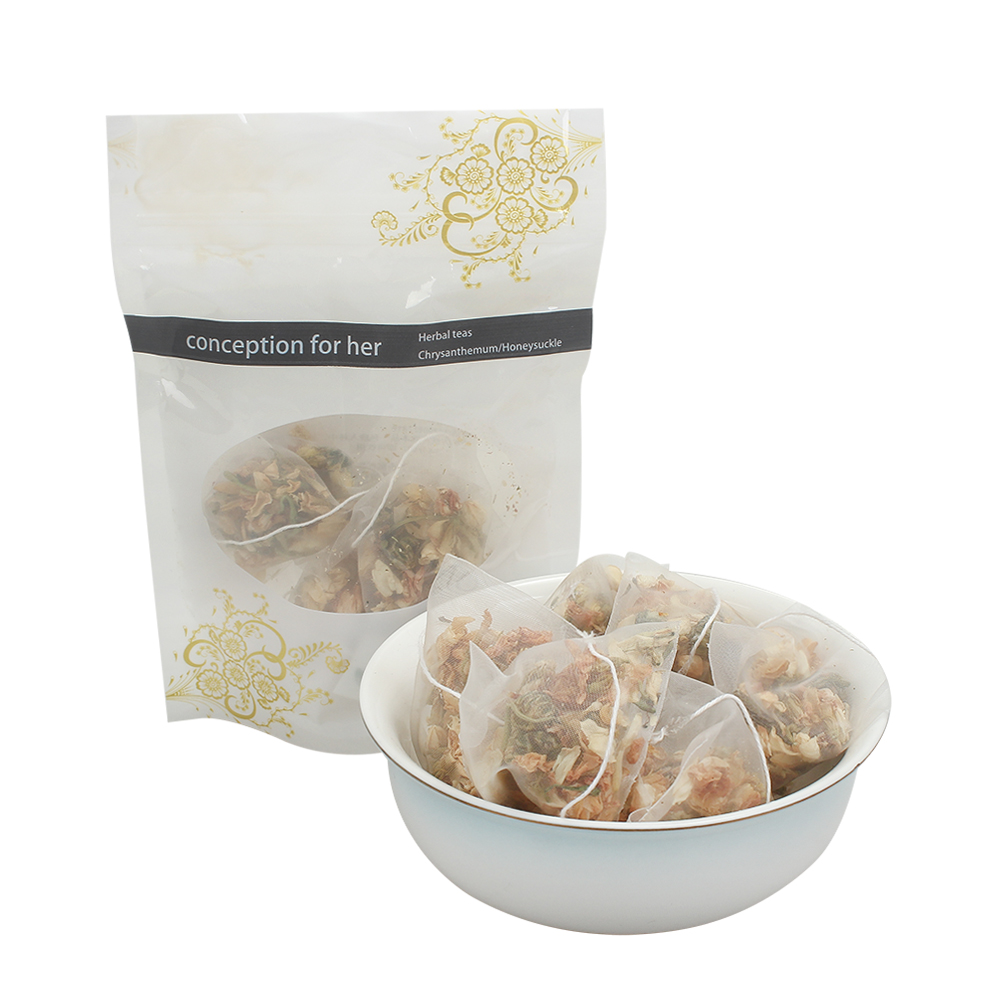 "Conception for Her" Herbal Tea Blend - Chrysanthemum, Honeysuckle & Jasmine,Nourishing Wellness Herbal Tea,Individually Wrapped "Conception for Her" Herbal Tea Blend - Chrysanthemum, Honeysuckle & Jasmine,Nourishing Wellness Herbal Tea,Individually Wrapped