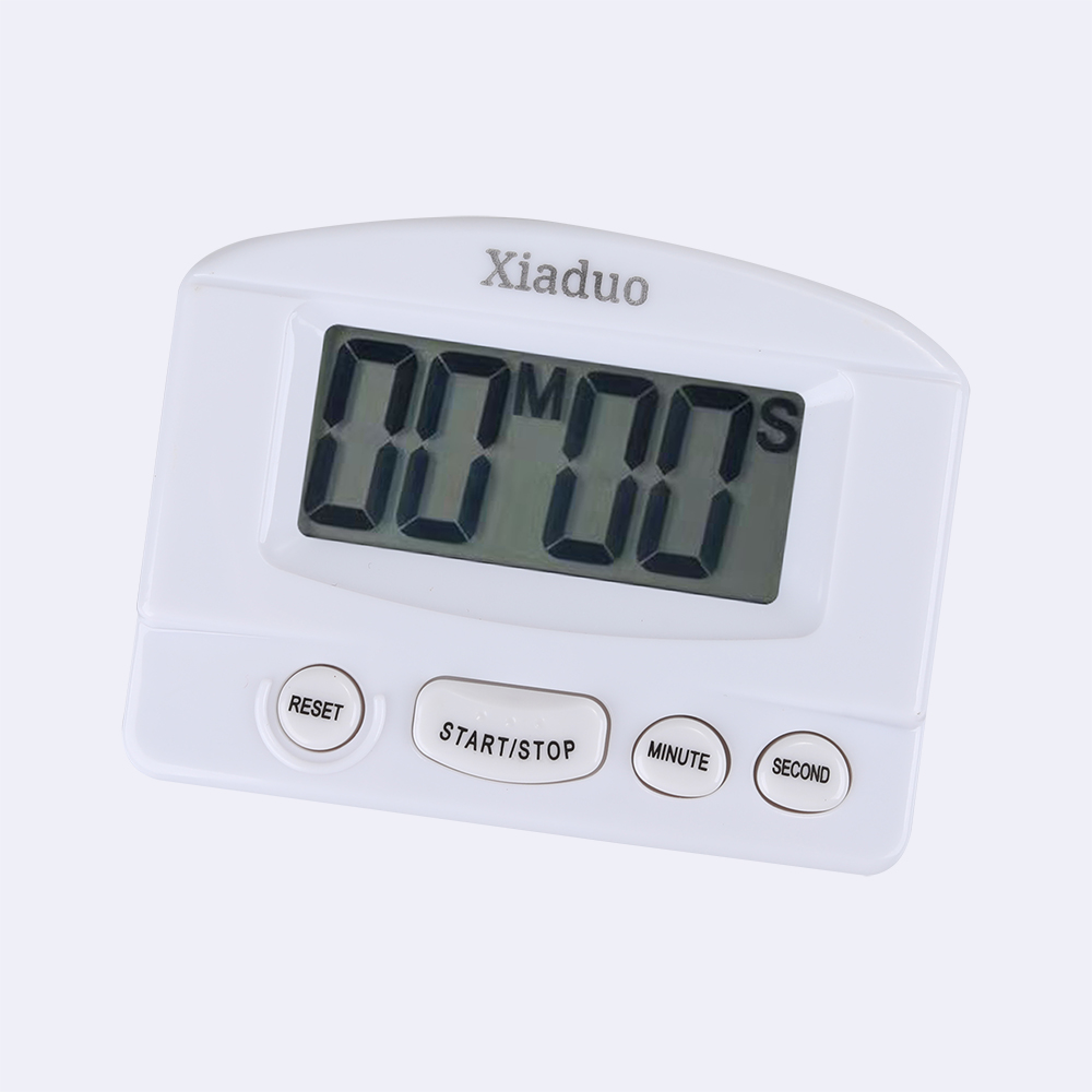 Xiaduo Multi-Function Digital Chronographs with Magnetic Backing, Stand, Loud Alarm, for Kitchen, Study, Work, Exercise Training, Outdoor Activities(not Including Battery).