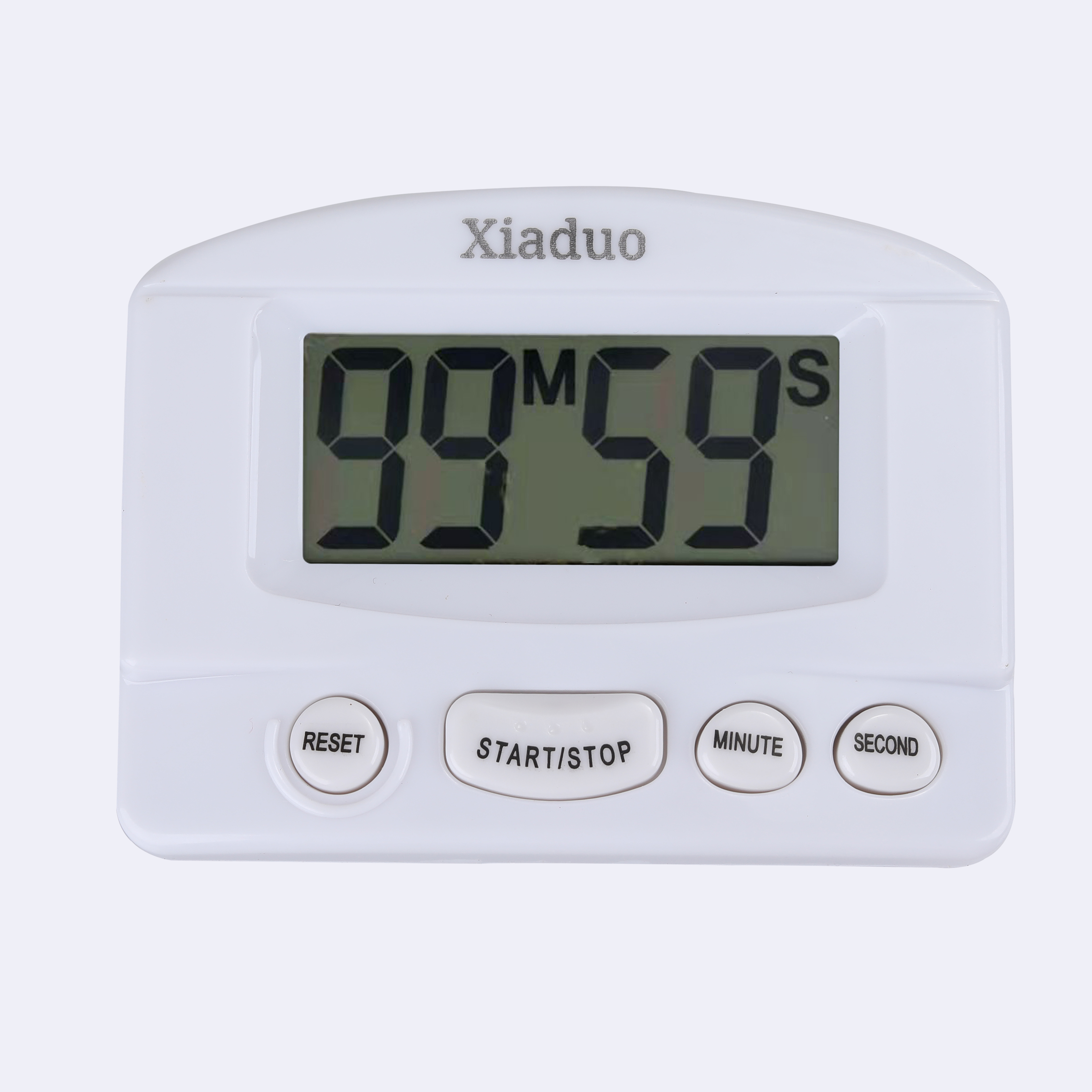 Xiaduo Multi-Function Digital Chronographs with Magnetic Backing, Stand, Loud Alarm, for Kitchen, Study, Work, Exercise Training, Outdoor Activities(not Including Battery).