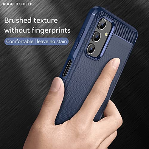 Compatible for Galaxy A13 5G Case with HD Screen Protector [2 Packs], SanSung A13 5G Case Soft TPU Cover Phone Case and Protection Cover for SanSung Galaxy A13 5G Phone(Blue)