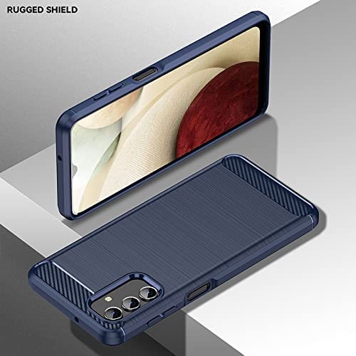 Compatible for Galaxy A13 5G Case with HD Screen Protector [2 Packs], SanSung A13 5G Case Soft TPU Cover Phone Case and Protection Cover for SanSung Galaxy A13 5G Phone(Blue)