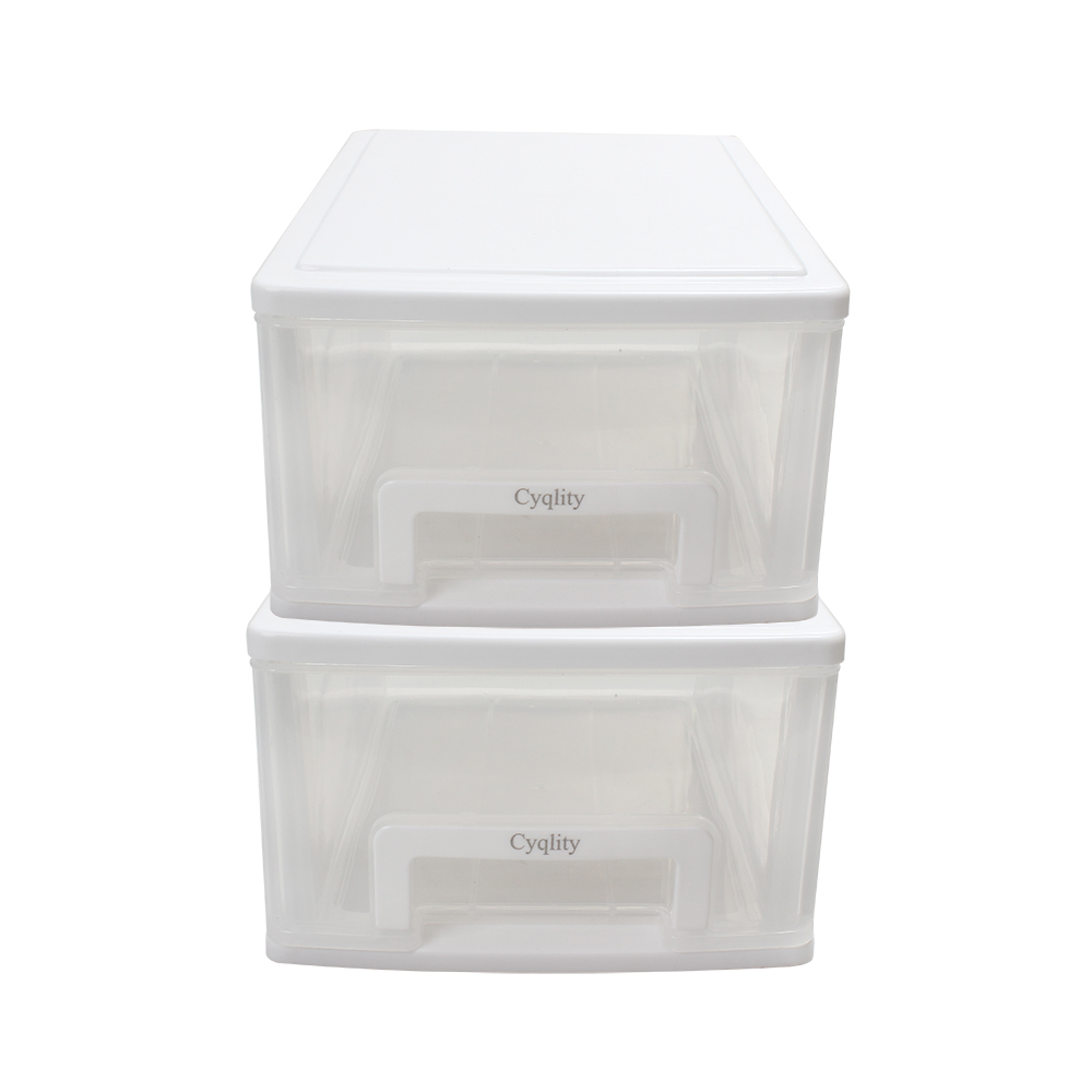 Cyqlity Stackable Desktop Organizer Drawer, Clear Plastic Storage Box for Office Supplies, Non-metal storage boxes for general use, Perfect for Desk, Stationery, and Small Parts Organization Cyqlity Stackable Desktop Organizer Drawer, Clear Plastic Storage Box for Office Supplies, Non-metal storage boxes for general use, Perfect for Desk, Stationery, and Small Parts Organization