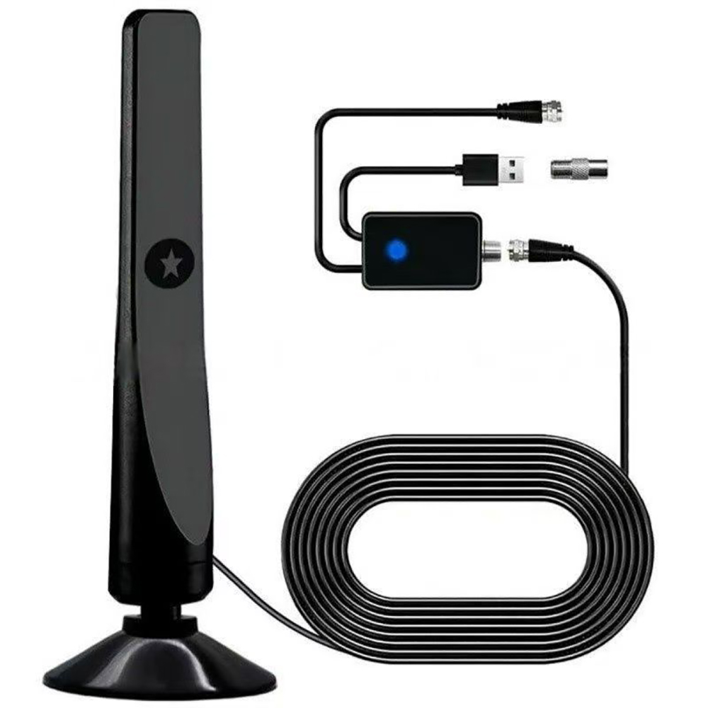 dnjvnd TV Antenna, Digital Indoor HD TV Aerials for Smart TV, 250+ Miles Long Range with Amplifier Signal Booster, Support 4K 1080P Free Local Channels dnjvnd TV Antenna, Digital Indoor HD TV Aerials for Smart TV, 250+ Miles Long Range with Amplifier Signal Booster, Support 4K 1080P Free Local Channels