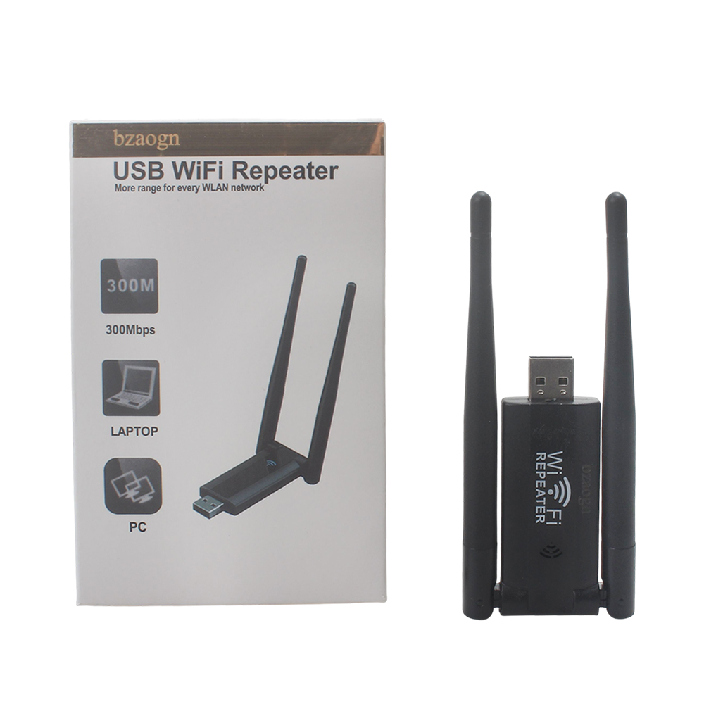 bzaogn USB WiFi Repeater - Wireless Network Extender for Laptops & PCs, 300Mbps Computer Hardware Signal Booster for Home and Office bzaogn USB WiFi Repeater - Wireless Network Extender for Laptops & PCs, 300Mbps Computer Hardware Signal Booster for Home and Office