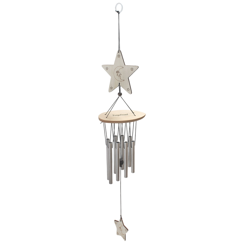 ForgeFrond Celestial Star Moon Wind Chimes, Garden ornaments in the nature of wooden whirligigs, Outdoor Hanging Decor for Patio, Yard and Balcony ForgeFrond Celestial Star Moon Wind Chimes, Garden ornaments in the nature of wooden whirligigs, Outdoor Hanging Decor for Patio, Yard and Balcony