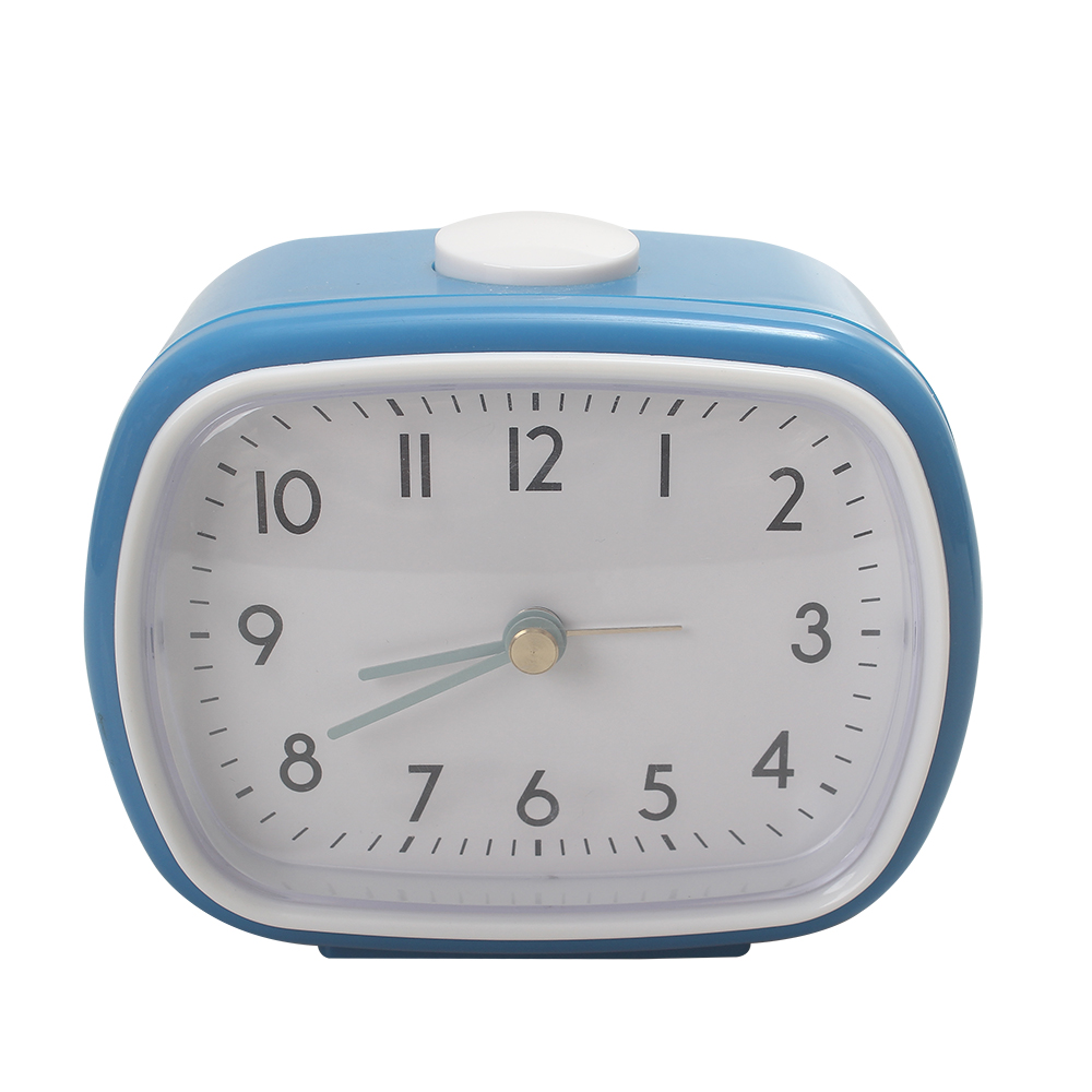ACCSHINE Compact Retro Alarm Clock for Bedrooms & Desks - Silent, Battery Operated, Easy-to-Read Display - Blue ACCSHINE Compact Retro Alarm Clock for Bedrooms & Desks - Silent, Battery Operated, Easy-to-Read Display - Blue