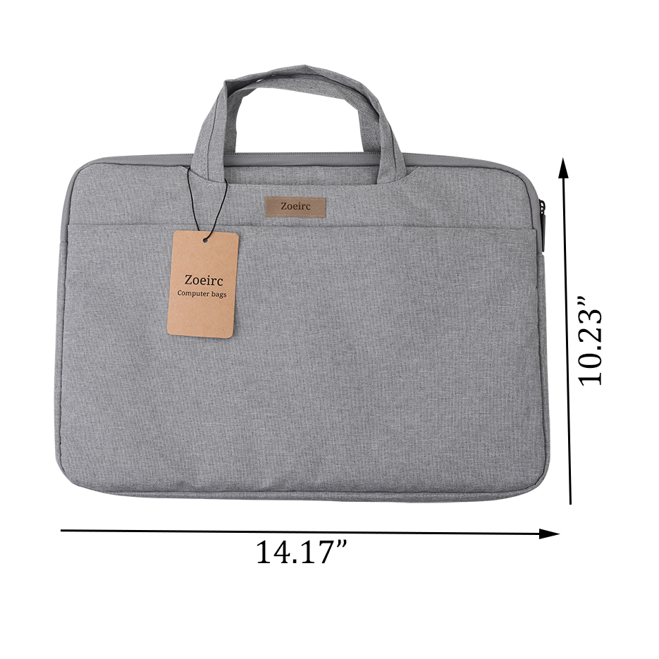 Zoeirc Laptop bag handbag multi-layer design practical