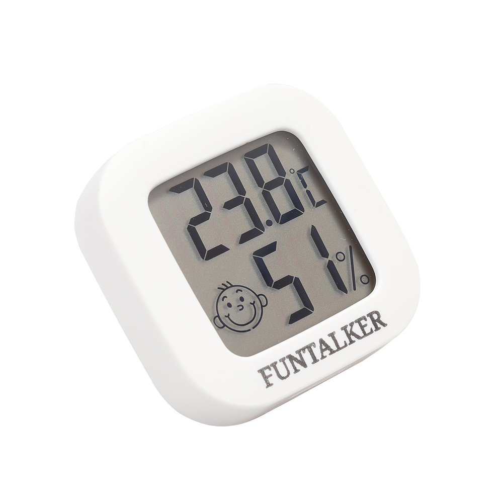 FUNTALKER Hygrometers,Mini Air Comfort Indicator Humidity Temperature Monitor for Home,Office.