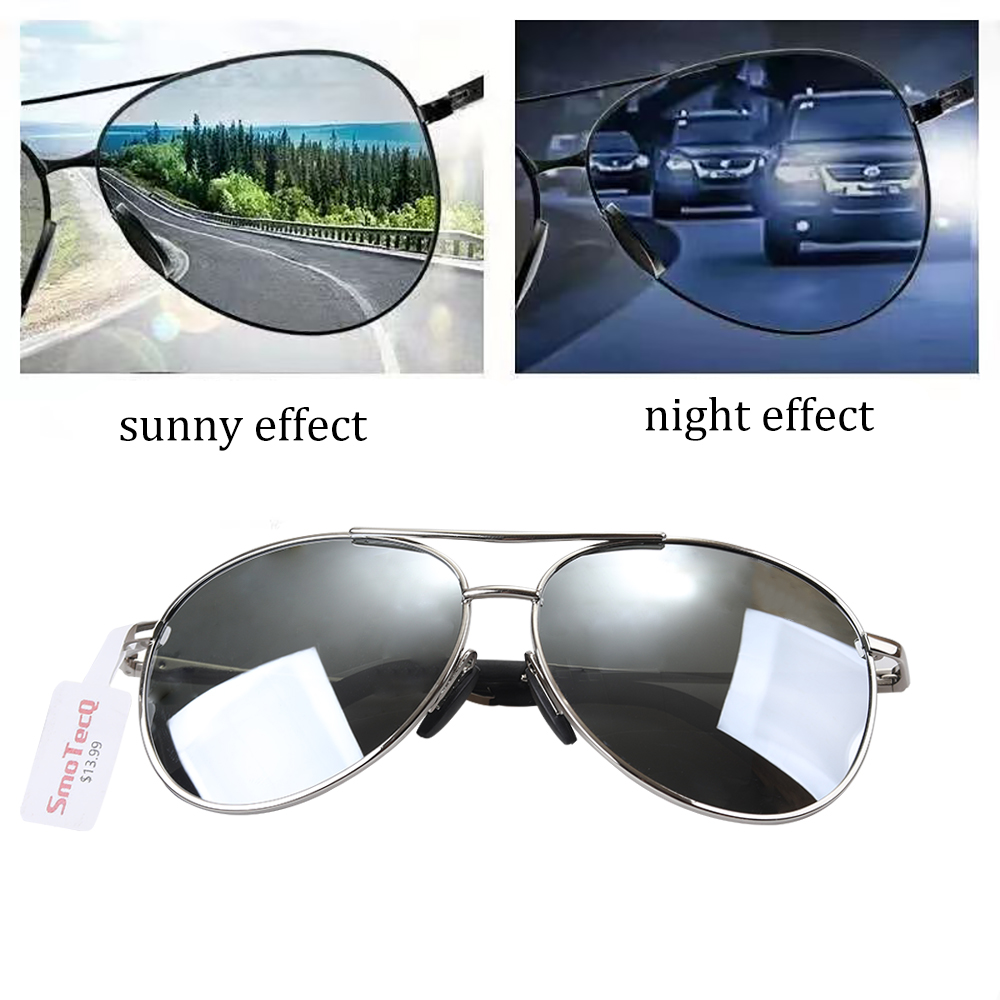 SmoTecQ Sunglasses are both day and night for men and women, trendy and stylish high-end sunglasses.