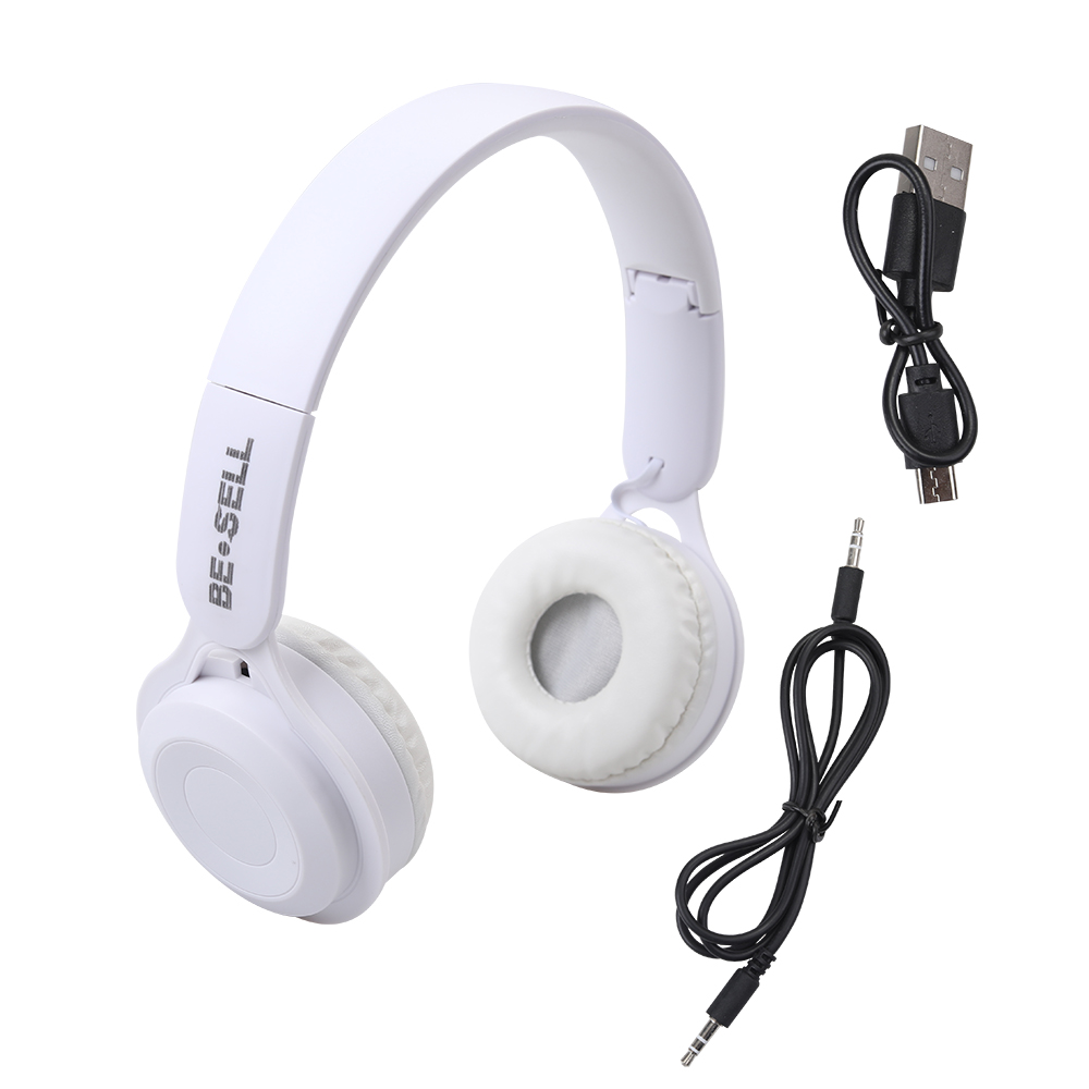 BE・SELL Foldable Bluetooth Headphones,Bluetooth Headset with TF Card Mode & Wired Mode.