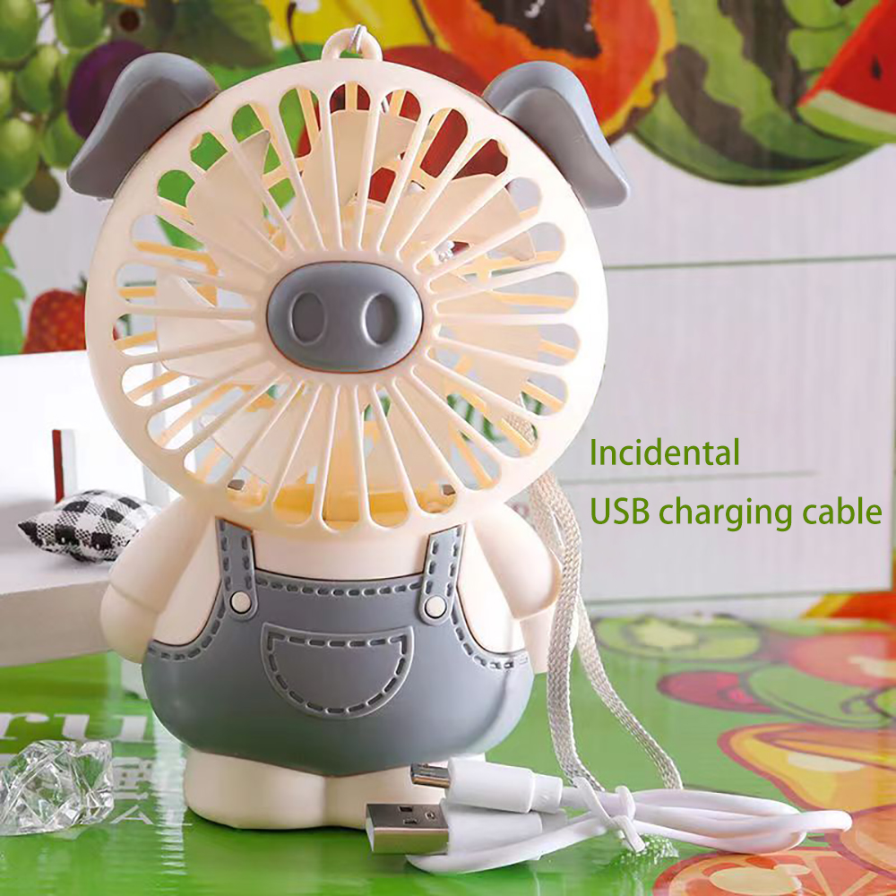 MABORUY Big wind portable big fan mini cute rechargeable USB ultra-quiet fan.