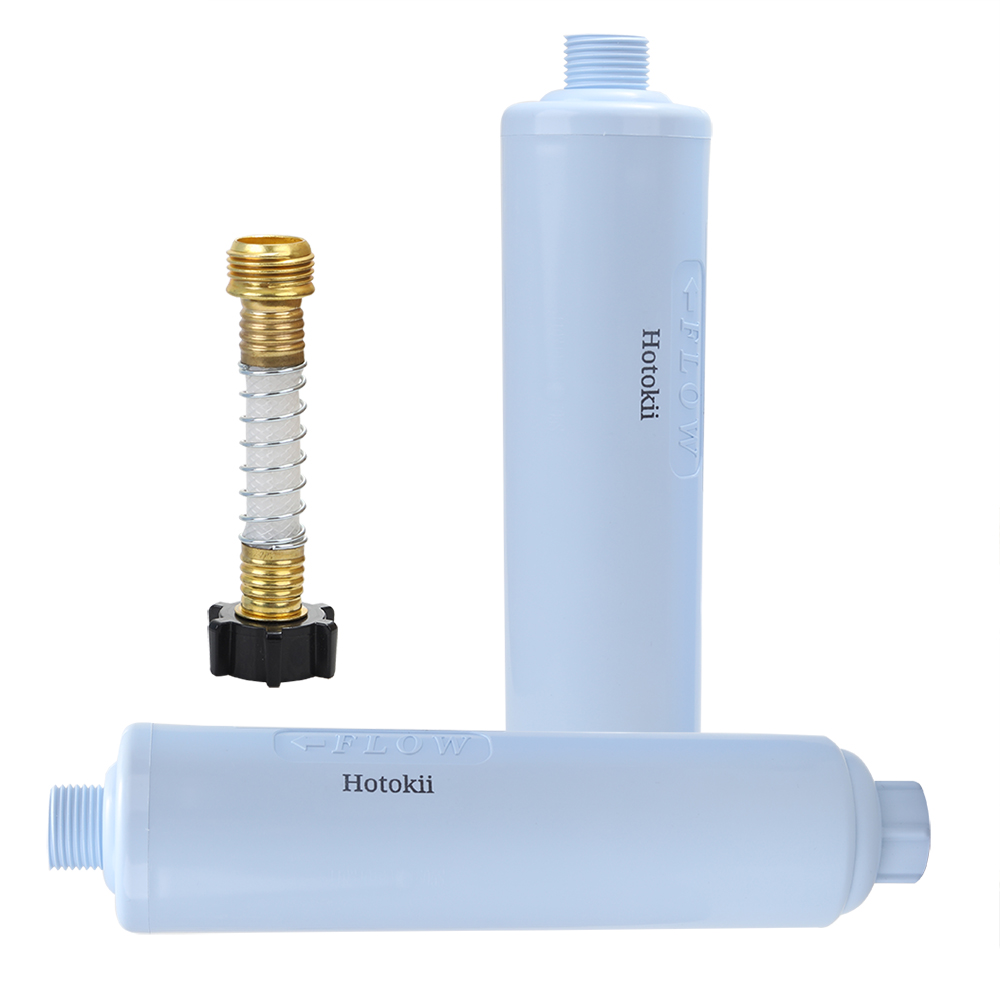 Hotokii Water filters,Portable water filter with Flexible Hose Protector for homes, offices, RVs, camping.