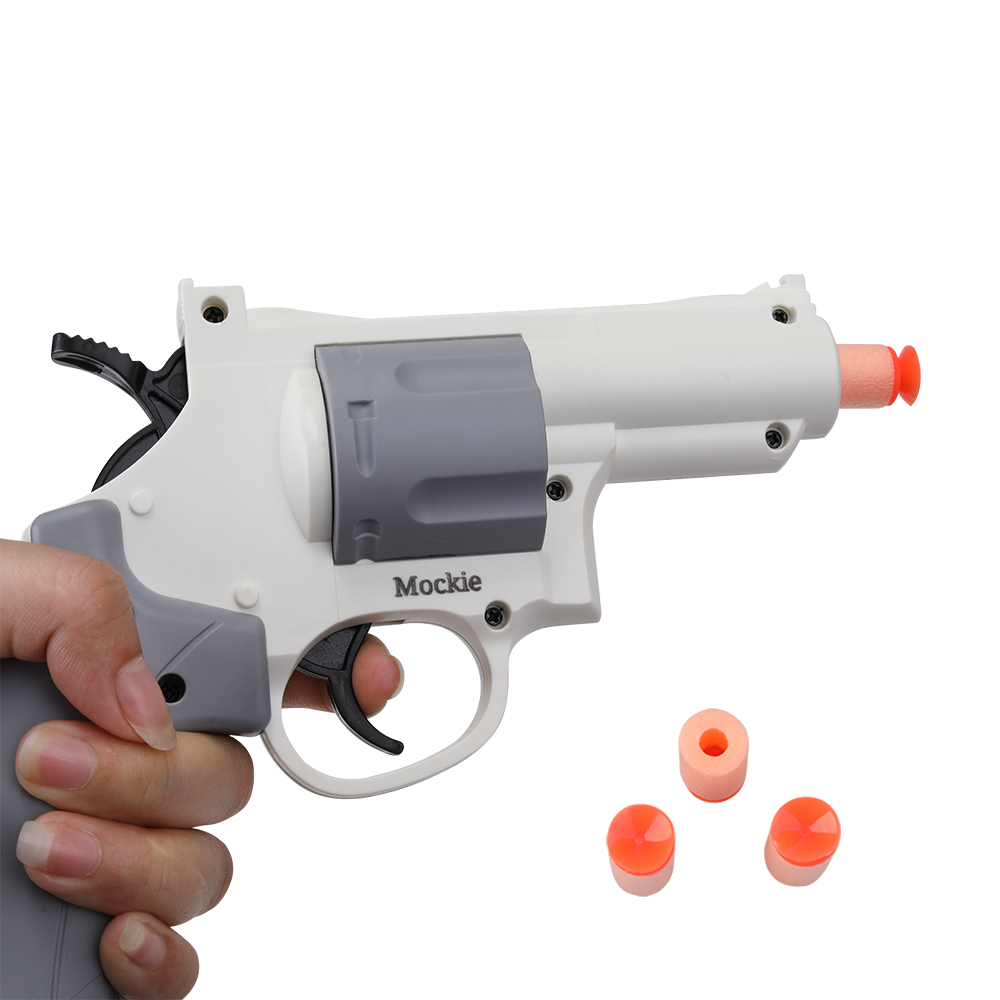 Mockie Children's toy pistol simulation gun toy battle shooting sponge bullet small pistol