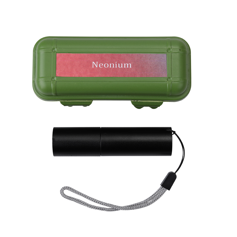 Neonium Mini flashlight three-speed adjustable USB rechargeable easy to carry.
