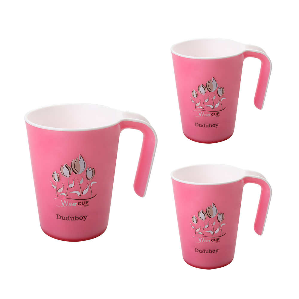 Duduboy Simple style plastic cup bathroom brushing cup.
