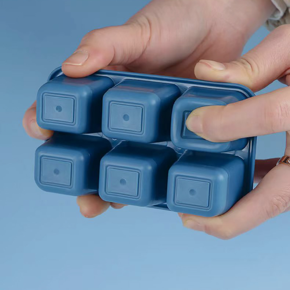 RAETTER.LY Silica gel ice cube mould with cover New ice lattice ice cube mould.