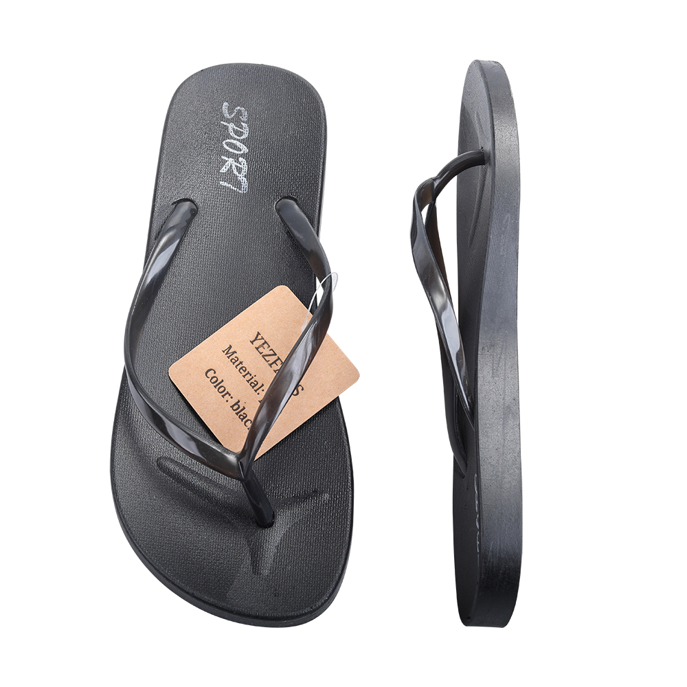 YEZFANS Temperament off the flip-flops students outside the fashion flat shoes anti-slip clip beach shoes.