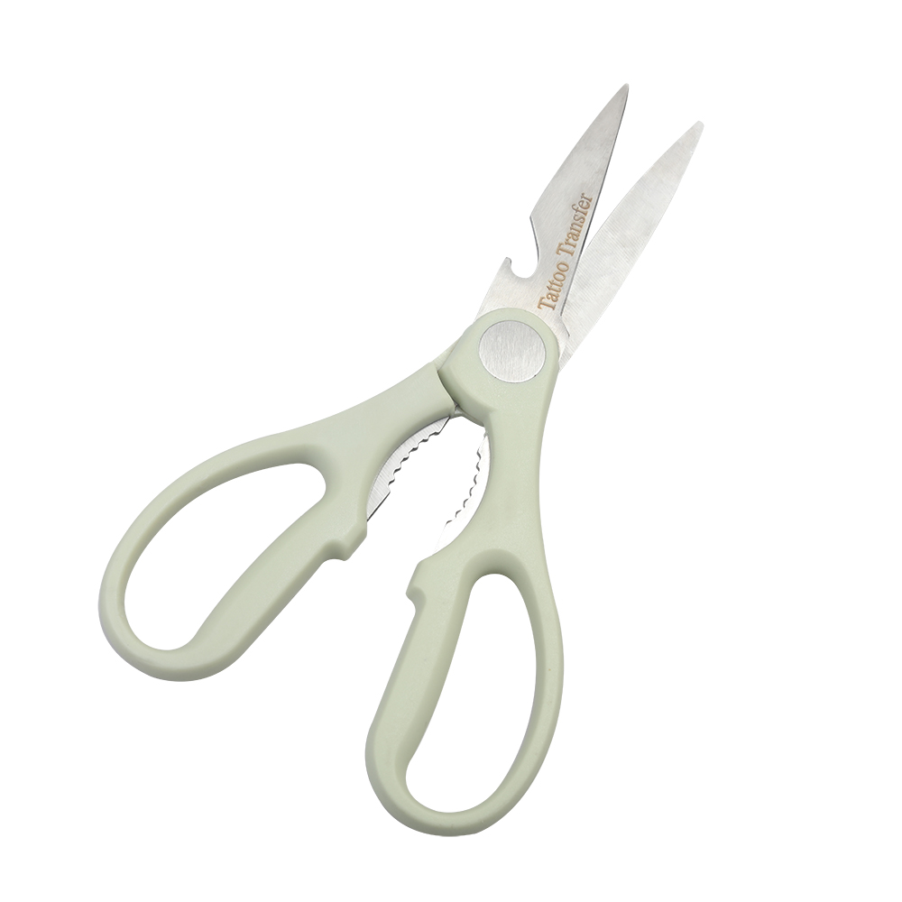 Tattoo Transfer Household scissors kitchen special strong stainless steel chicken bone scissors food special scissors.