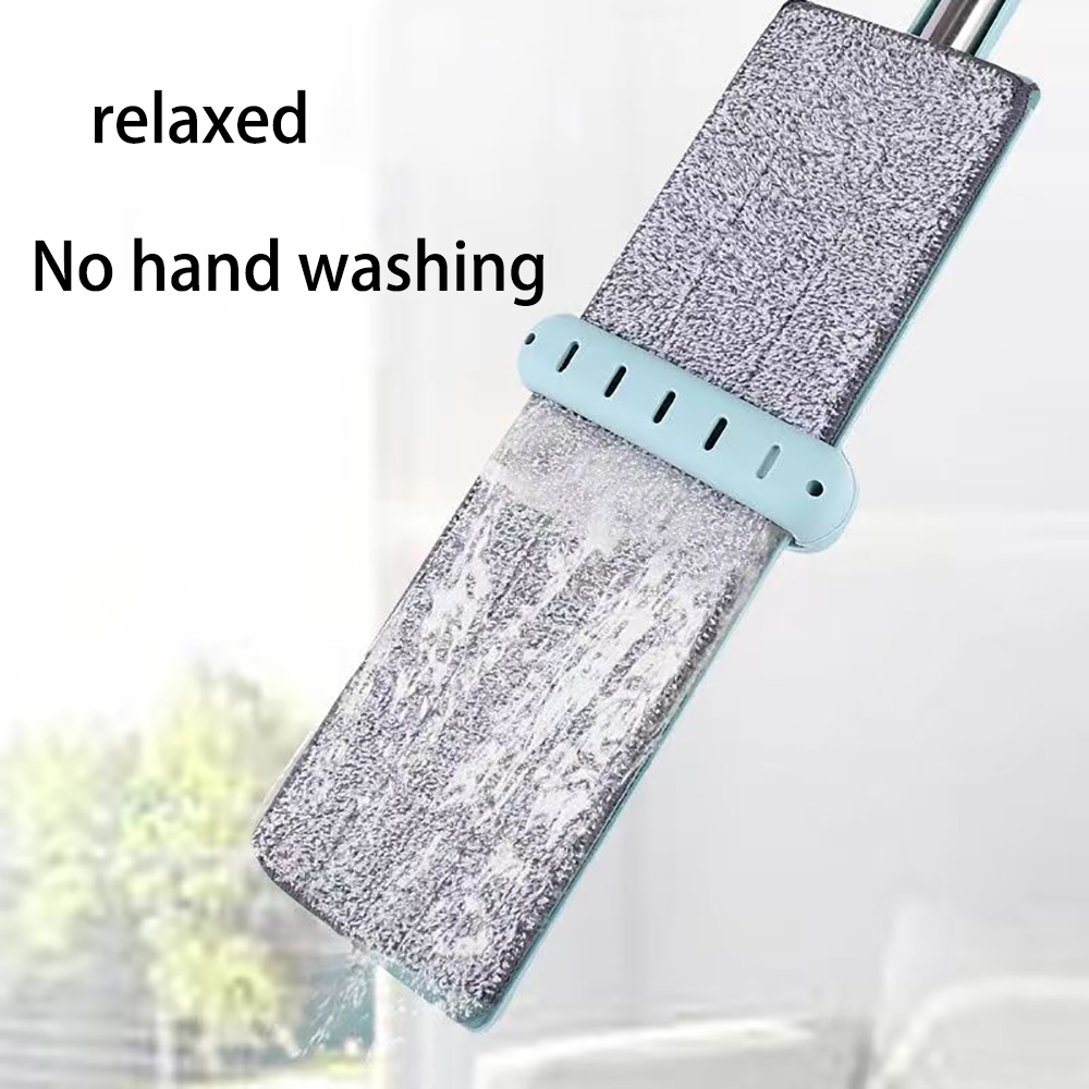 BlueSnail Hand Wash-Free Lazy Mop,Flat Floor Mop, 360° Hands-Free Microfiber Floor Mop for Home Kitchen Bathroom and More.Product details