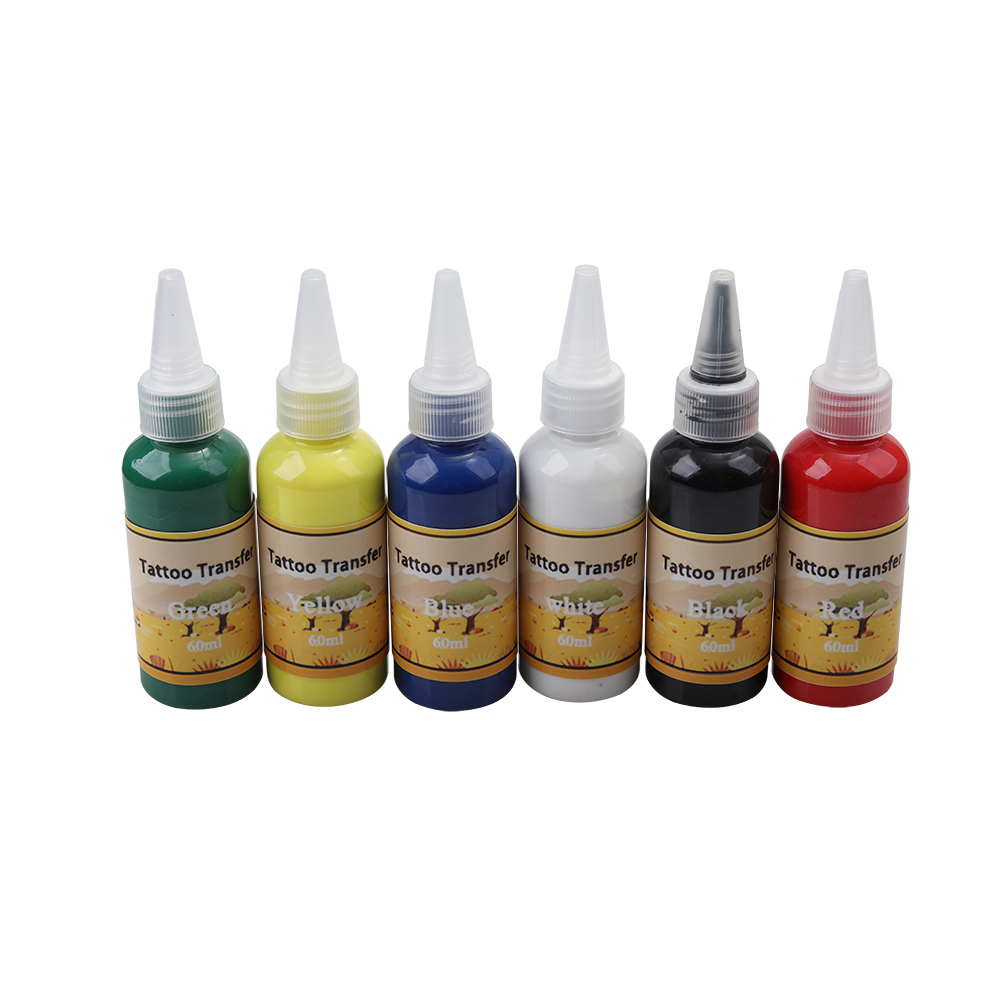 Tattoo Children's finger paint acrylic pigment non-toxic health 6 colors painting art supplies can be washed