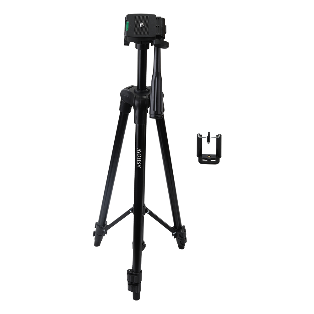 ASHOW Stands for photographic apparatus can be used indoos or outdoors, or as a mobile phone holder to take photos and broadcast live, etc.