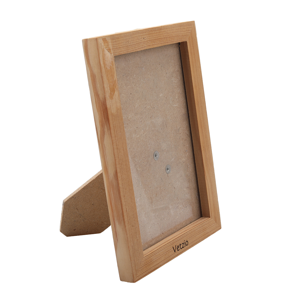 Vetzio Picture frames,6×4 Inch Wooden Picture frames with High Definition Glass for Tabletop or Wall Decor.