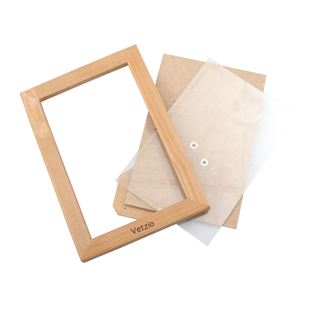 Vetzio Picture frames,6×4 Inch Wooden Picture frames with High Definition Glass for Tabletop or Wall Decor.