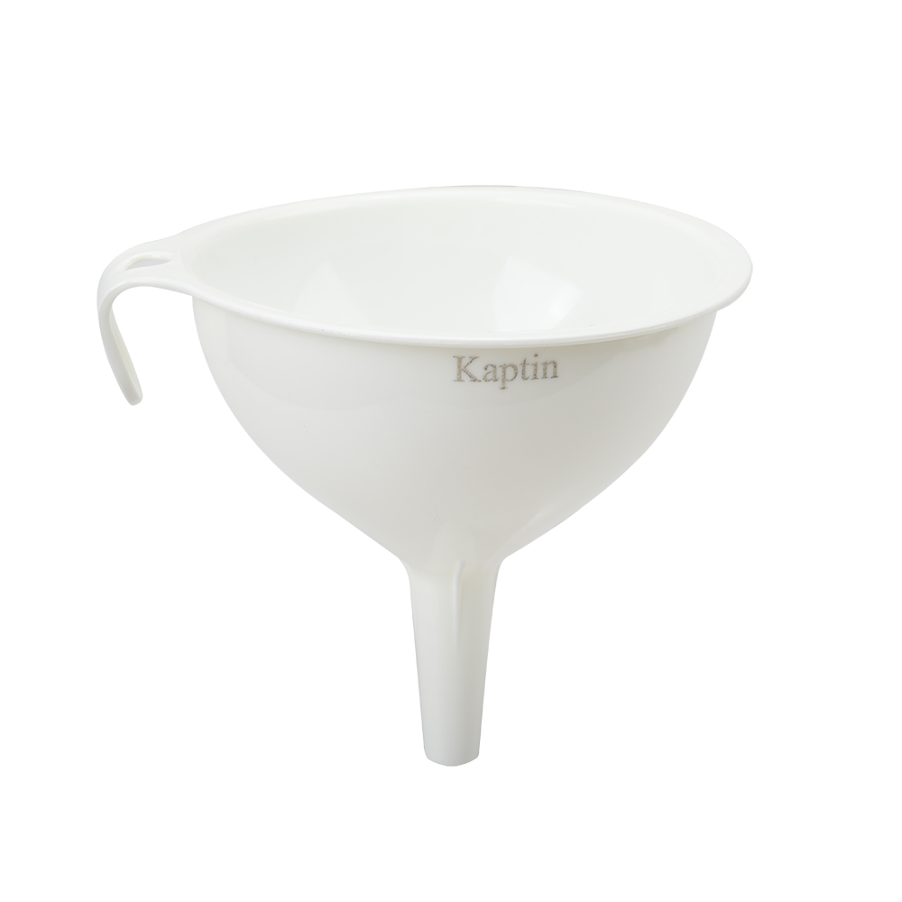 Kaptin Plastic Funnels,4.5 Inch Multi-Purpose Long Spout Plastic Funnels for oils, cooking wine, spices, flours, and more.
