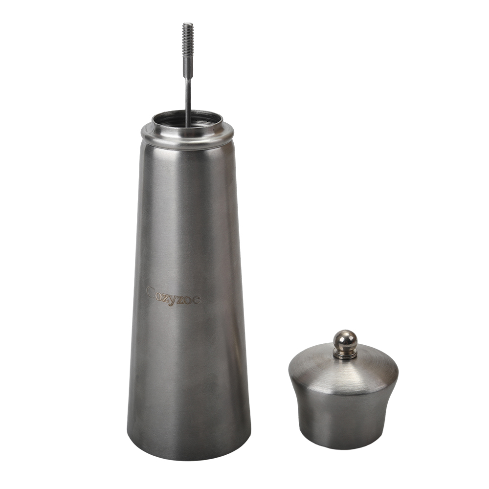 Cozyzoe Kitchen grinder, non electric stainless steel household pepper grinder