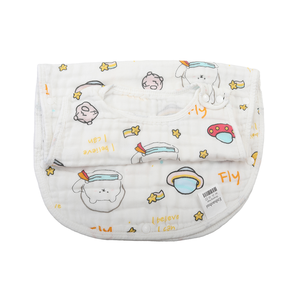 Enbaohui Sleeping bag, baby sleeping bag, summer thin plush pure cotton gauze baby kick resistant sleeping bag.