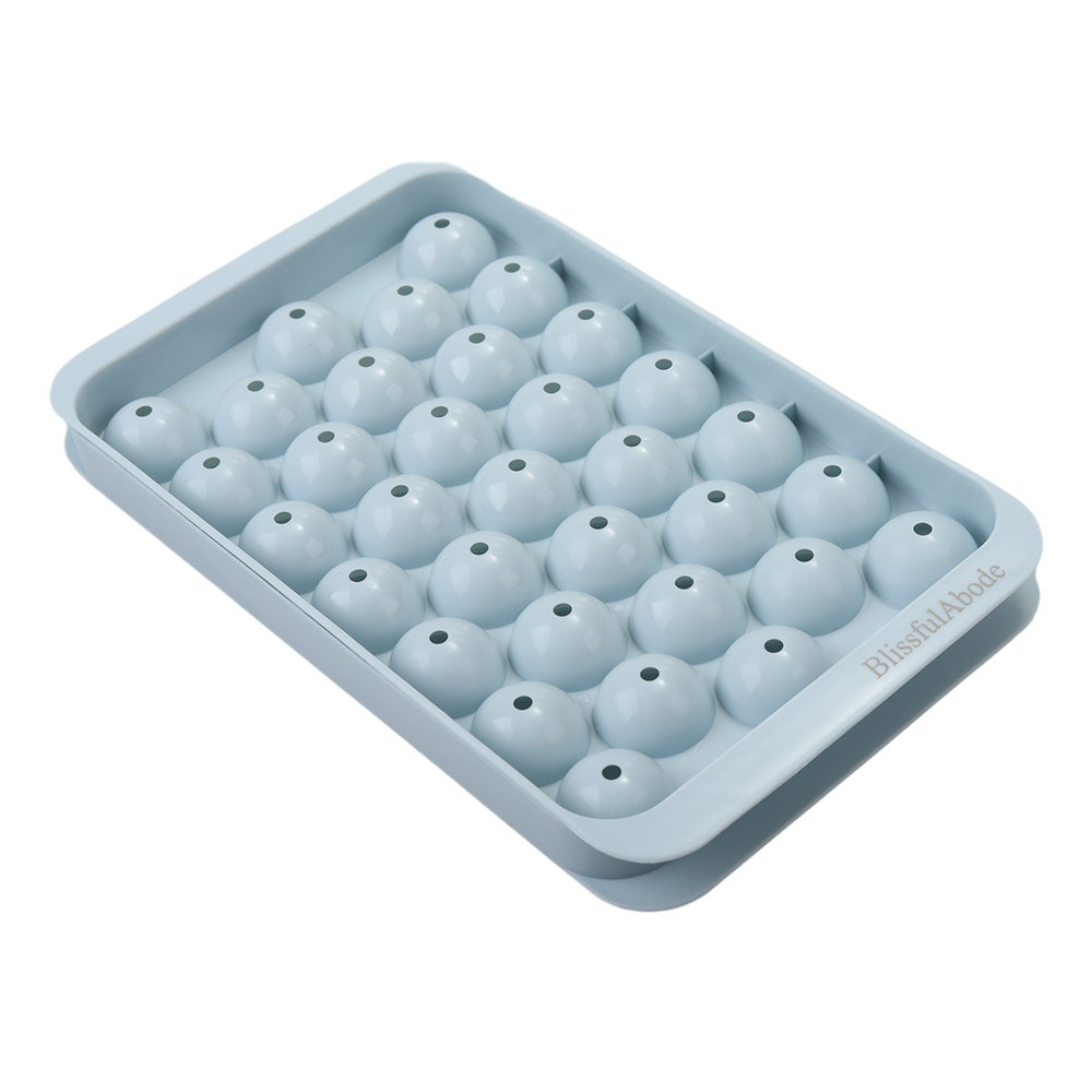 BlissfulAbode Homemade ice cube molds, food grade round ball ice cubes, household ice cube mold.