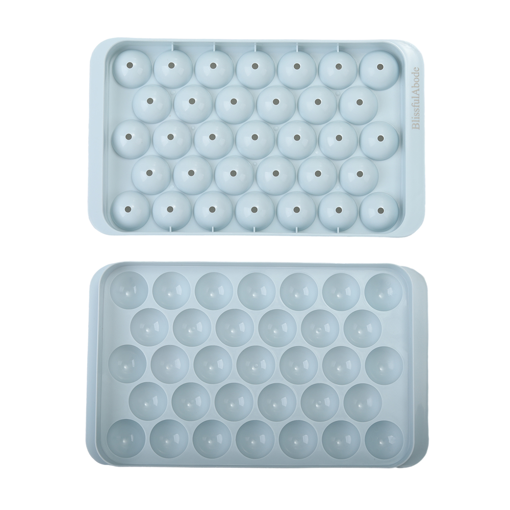 BlissfulAbode Homemade ice cube molds, food grade round ball ice cubes, household ice cube mold.