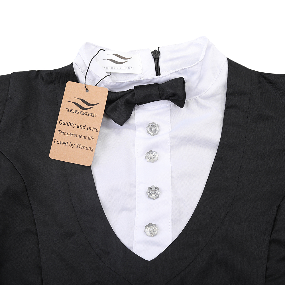 solvedress European and American nightclub magician tuxedo costumes opening dance costumes.