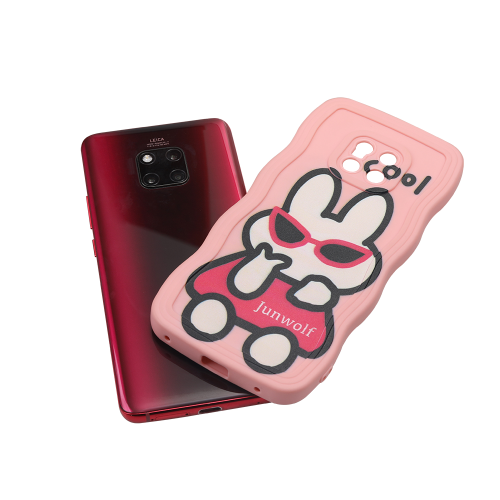 Junwolf Fashion Cute Smartphones Case,Soft Silicone&Rugged Shockproof Full Body Protection Case Cover For Huawei Mate 20 Pro.