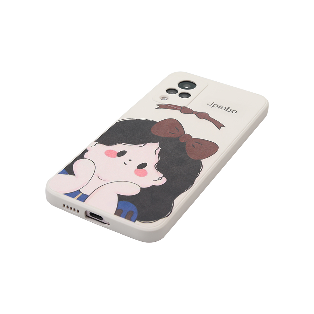 Jpinbo Smartphones case Silicone mobile phone case Cartoon simple female all-inclusive fall-proof shell for Vivo S9.