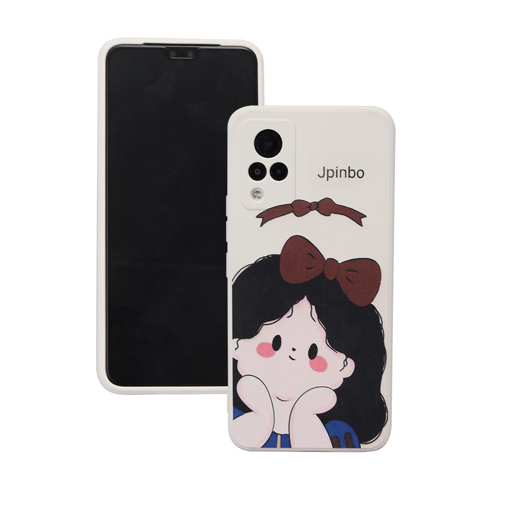 Jpinbo Smartphones case Silicone mobile phone case Cartoon simple female all-inclusive fall-proof shell for Vivo S9.