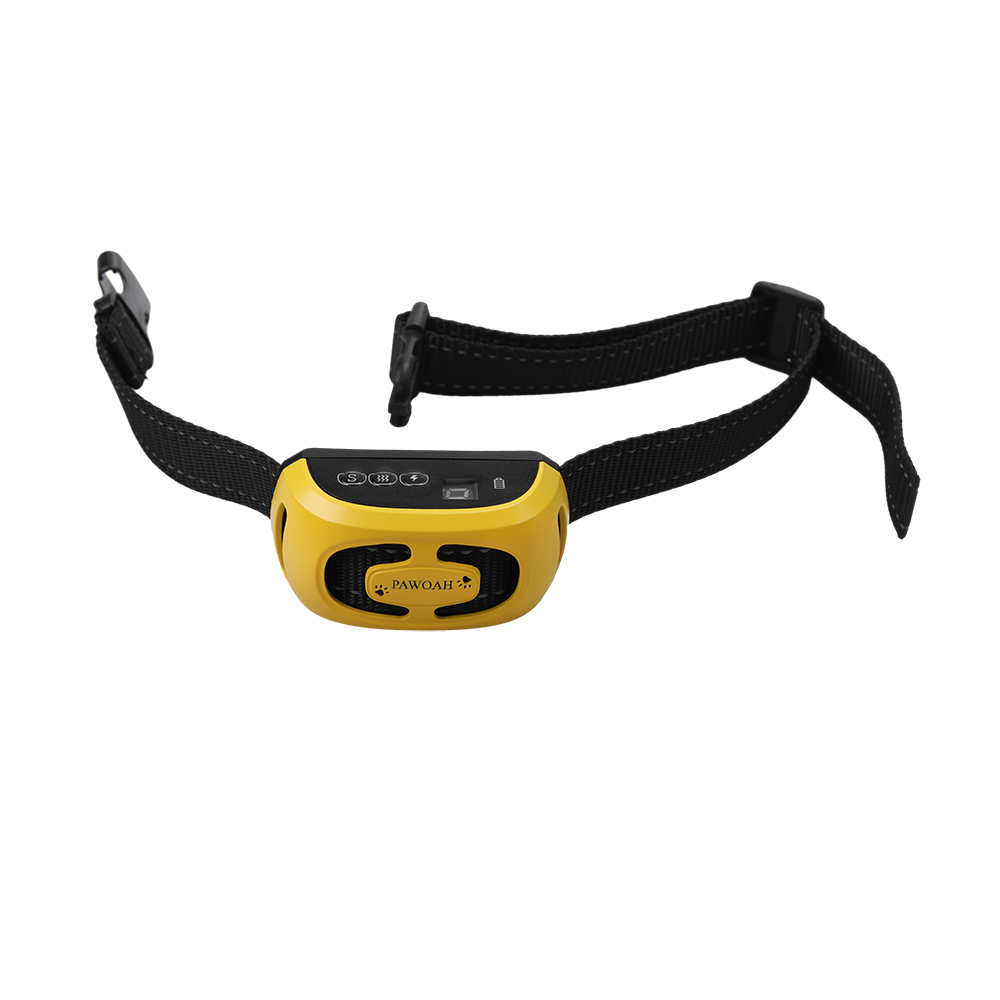 PAWOAH Auto Electronic collars for training animals to prevent barking and electric shock. Collars for pet barking stoppers