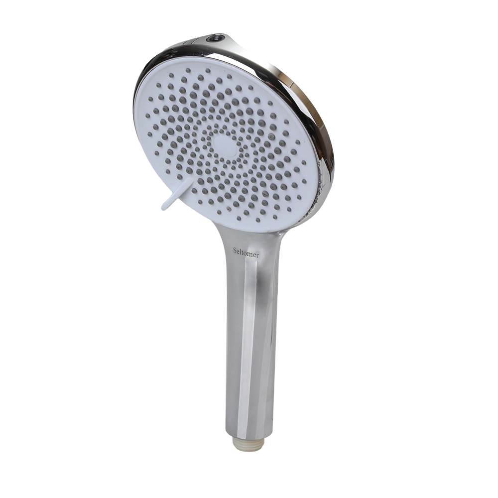 Seltomer Hand-held shower, Integrated high-pressure shower, 4 Spray Modes Universal Handheld Shower Head for Bathroom.
