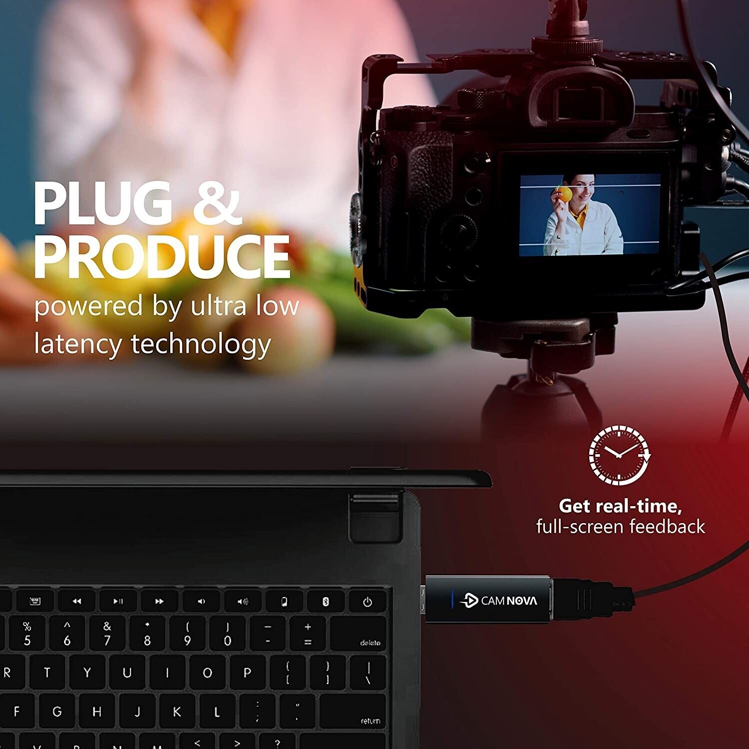 UCEC Tech Video Capture Card 4K Broadcast Live USB 3.0 Cam Link