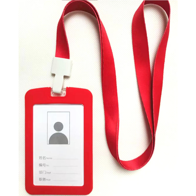 Wholesale Customized Name&Credit Card Silicone Case With Rope Waterproof Holder for Vaccination certificate